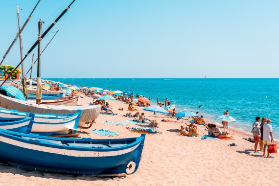 Platja dels Pescadors de Pineda de Mar