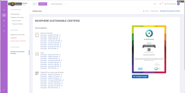 Comnunicate your official connection to the 2030 Agenda and the 17 SDGs